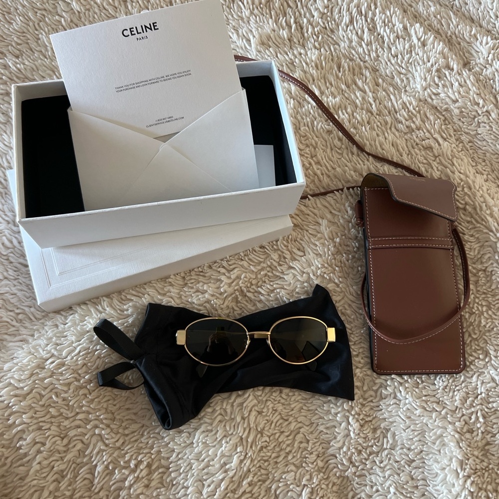 Celine Triomphe Metal 01 Sunglasses - Picture 2 of 7